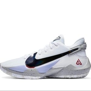 NIKE ZOOM FREAK 2 'WHITE CEMENT' WHITE/UNIVERSITY RED/GREY FOG/WHITE